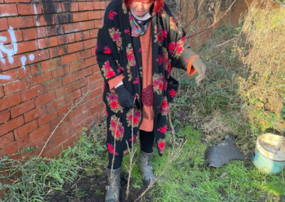 Jenny tree planting in 2022